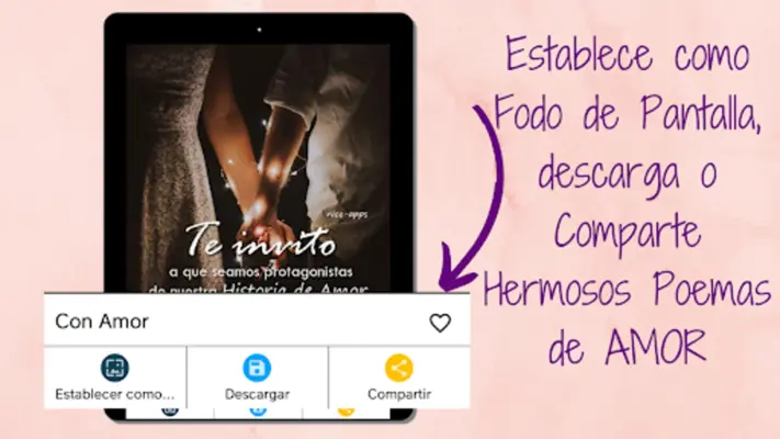 Poemas de Amor y Sentimientos android App screenshot 4