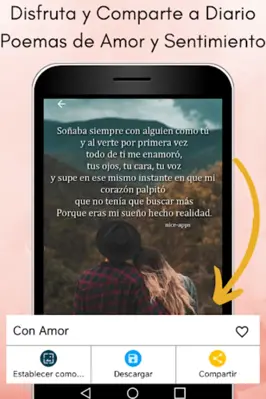 Poemas de Amor y Sentimientos android App screenshot 7